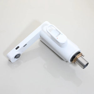 SINLAKU Bathroom Basin Sensor Faucet With Foam Soap Dispenser Deck Mounted Single Hole Stream Outlet Touch Free Mixer Taps