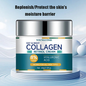 Collagen Cream deeply Hydrates Nourishes The Skin to Restore Elasticity Radiance Moisturizing Anti-wrinkle Aging Shrinks Pores