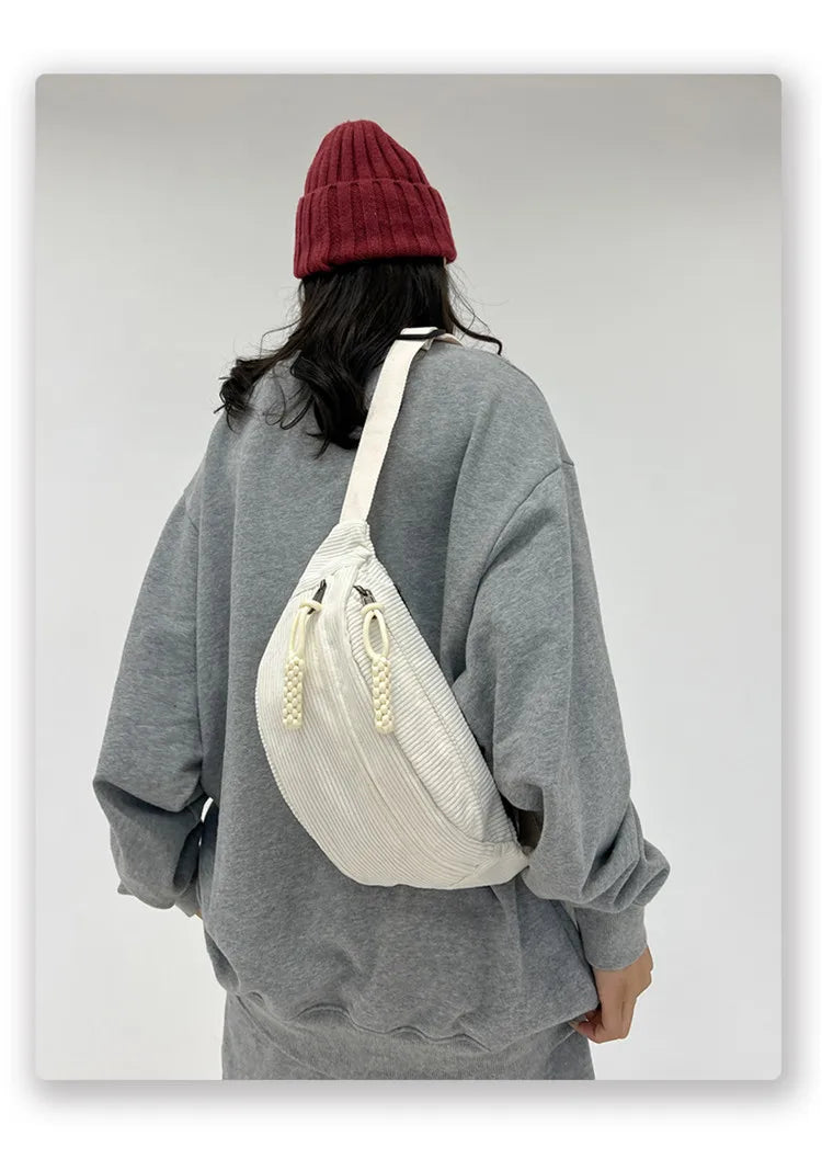 Large Waist Bags 2024 Belly Bag Woman Shoulder Crossbody Chest Bag Hip Sack Girl Fanny Packs for Women Belt Bum Pouch Banana