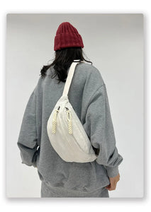 Large Waist Bags 2024 Belly Bag Woman Shoulder Crossbody Chest Bag Hip Sack Girl Fanny Packs for Women Belt Bum Pouch Banana
