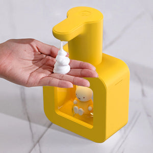 MIPOW&Miffy Automatic Hand Soap Dispenser Wall Mounted and Countertop Dual Purpose Sensor Foam Soap Dispenser Smart Infrared Con
