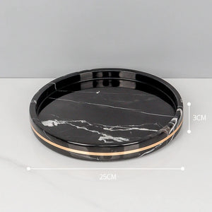Black Nero Marquin Natural Marble Bathroom Accessories Luxury Gold Soap Dish Soap Dispenser Toothbrush Holder Tray Bathroom Set