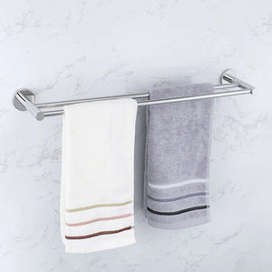 Mirror Chrome Bathroom Hardware 304 Stainless Steel Towel Rack Toilet Paper Holder Soap Holder Towel Bar Toilet Accessories