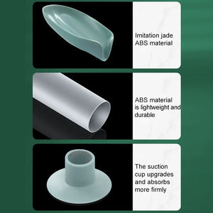 Suction Cup Soap dish For bathroom Shower Portable Leaf Soap Holder Plastic Sponge Tray For Kitchen Bathroom accessories