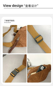 Large Waist Bags 2024 Belly Bag Woman Shoulder Crossbody Chest Bag Hip Sack Girl Fanny Packs for Women Belt Bum Pouch Banana