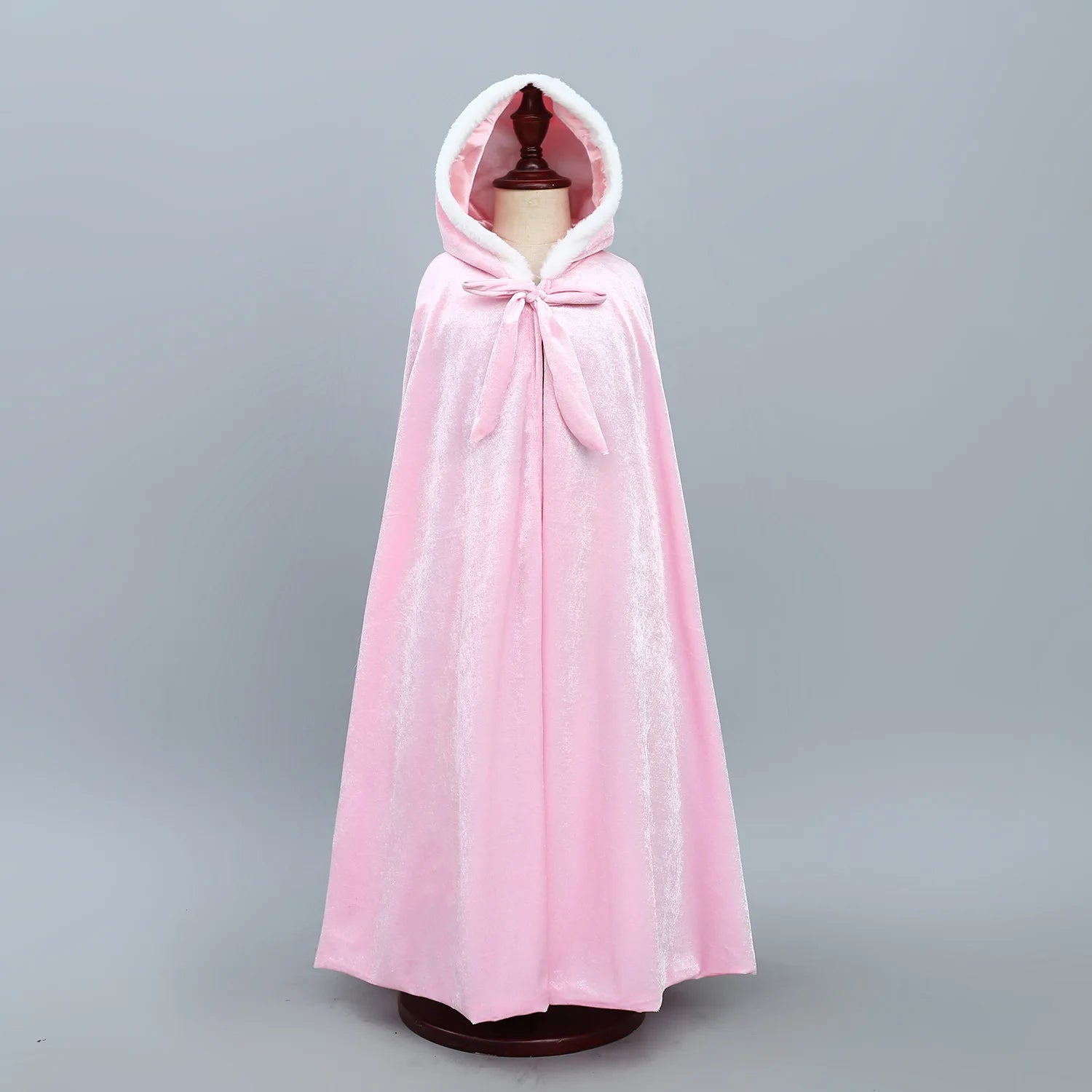 Girl Clothes Princess Cloak Hooded Coat Cape Cinderella Fancy Party Costume Clothes Winter Christmas New Year Children Dress