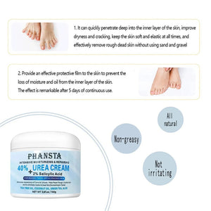 Hand CreamFoot CreamFor Dry Cracked Feet Hands, Heels, Elbows Intensive Moisturizes & Softens Skin Exfoliates Dead Skin