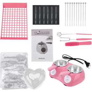 Kitchen Tool Heating Candy Wax Electric Chocolate Melting Pot with Mold DIY Scented Candle Soap Butter