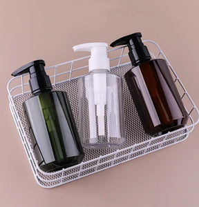 10/20pcs 300ml Lotion Bottle Sloping Shoulder Body Lotion /Shampoo Conditioner /Liquid Soap Bottle Plastic Bottle With Pump Cap