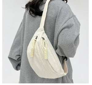 Large Waist Bags 2024 Belly Bag Woman Shoulder Crossbody Chest Bag Hip Sack Girl Fanny Packs for Women Belt Bum Pouch Banana