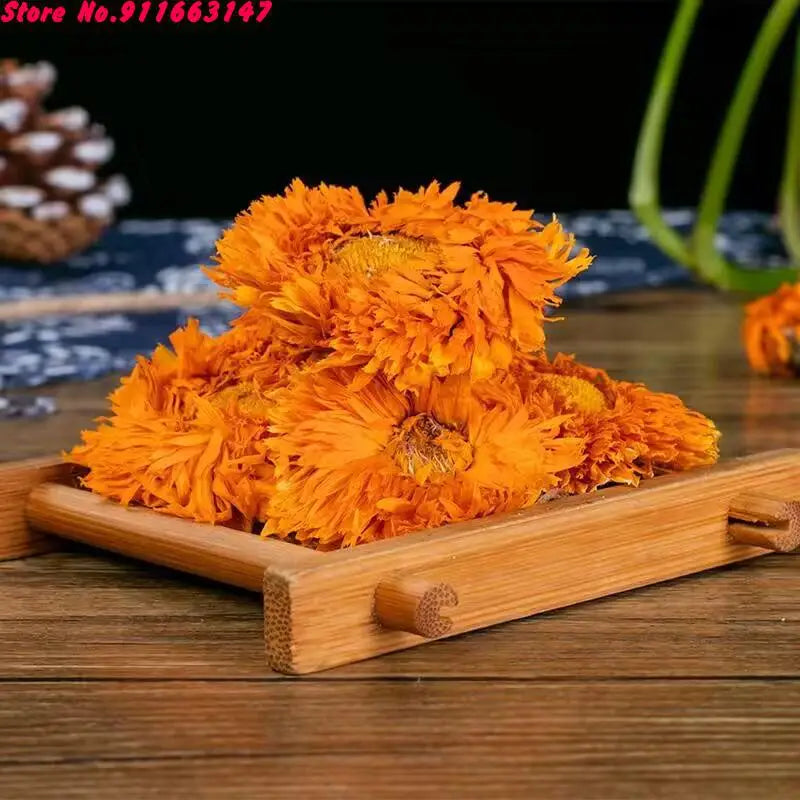Fragrant Natural Calendula Dried Flower For Sachet Pillow Filling Organic Marigold Petal For Beauty Bathing Soap Candle Making