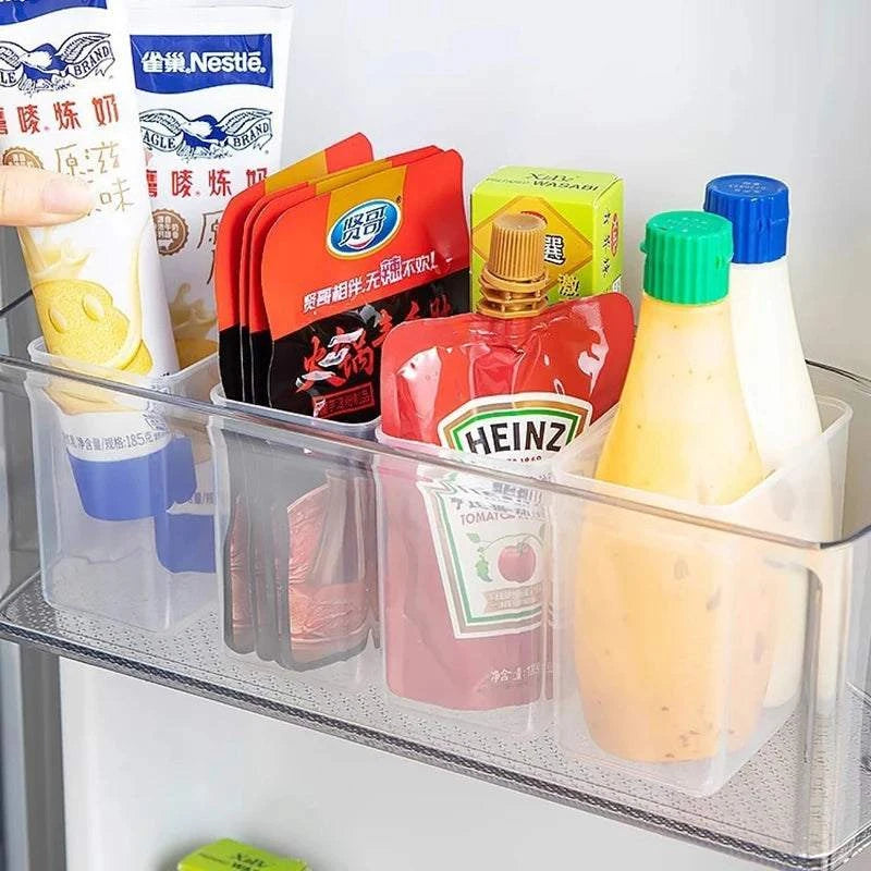 Refrigerator Food Fresh Storage Box Fridge Side Door Fruit Vegetable SSPECIFICATIONSBrand Name: NoEnName_NullChoice: yesHign-concerned Chemical: NoneOrigin: Mainland ChinaUse: Food
Features:
1.Keep your cluttered refrigerator, camper rRefrigerator Food Fresh Storage Box
