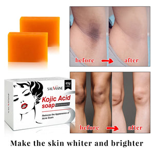 Kojic Acid Soap Kojic Acid Skin Care Set Face Cream Body Lotion Cleanser Skin Whitening Brightening Moisturizing  Anti Aging