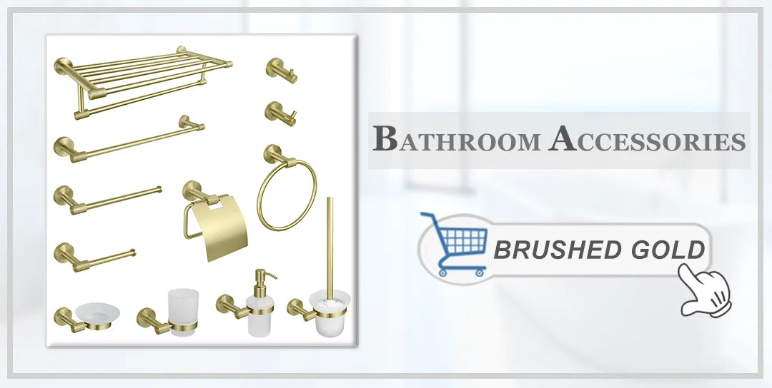 Bathroom Hardware 304 Stainless Steel Chrome Plated Towel Rack Toilet Paper Rack Soap Dish Rack Towel Bar Bathroom Accessories S