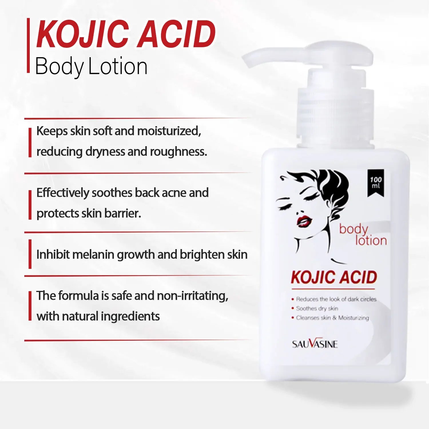 Kojic Acid Soap Kojic Acid Skin Care Set Face Cream Body Lotion Cleanser Skin Whitening Brightening Moisturizing  Anti Aging