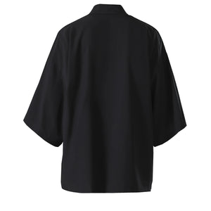 Kimono Men Cloak Kimono Para Hombre Black Coat White Cloak Beach Shirt Summer Haori Men Unisex Samurai Clothing Japanese Men
