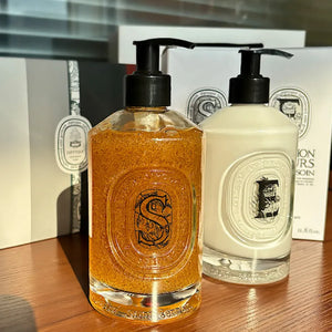 Diptyques Liquid Hand Soap Hand Cream Exfoliator Hand Care Set 350ml Cleaning And Hydration Women Skincare Skin Care Products ﻿