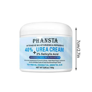 Hand CreamFoot CreamFor Dry Cracked Feet Hands, Heels, Elbows Intensive Moisturizes & Softens Skin Exfoliates Dead Skin