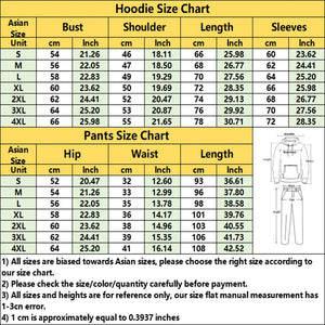 Men's Clothing Fashion Sportswear Sportswear Jogging Suit King Hooded Sportswear Suit Clothing Hoodie+Sweatpants Sportswear