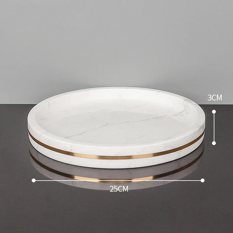 Volakos White Natural Marble Bathroom Accessories Golden Luxury Soap Dish Soap Dispenser Toothbrush Holder Tray Bathroom Set