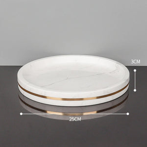 Volakos White Natural Marble Bathroom Accessories Golden Luxury Soap Dish Soap Dispenser Toothbrush Holder Tray Bathroom Set