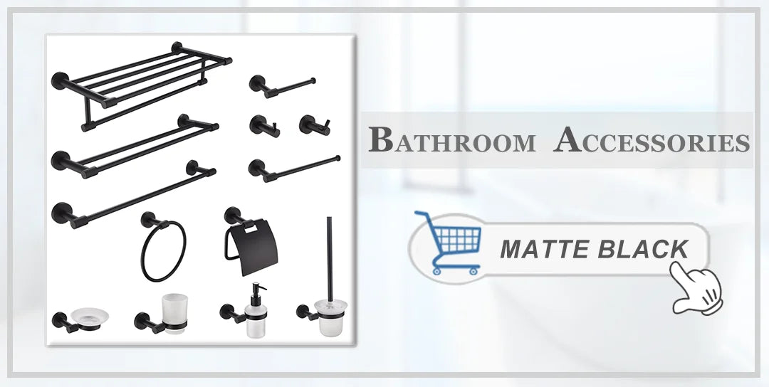 Bathroom Hardware 304 Stainless Steel Chrome Plated Towel Rack Toilet Paper Rack Soap Dish Rack Towel Bar Bathroom Accessories S