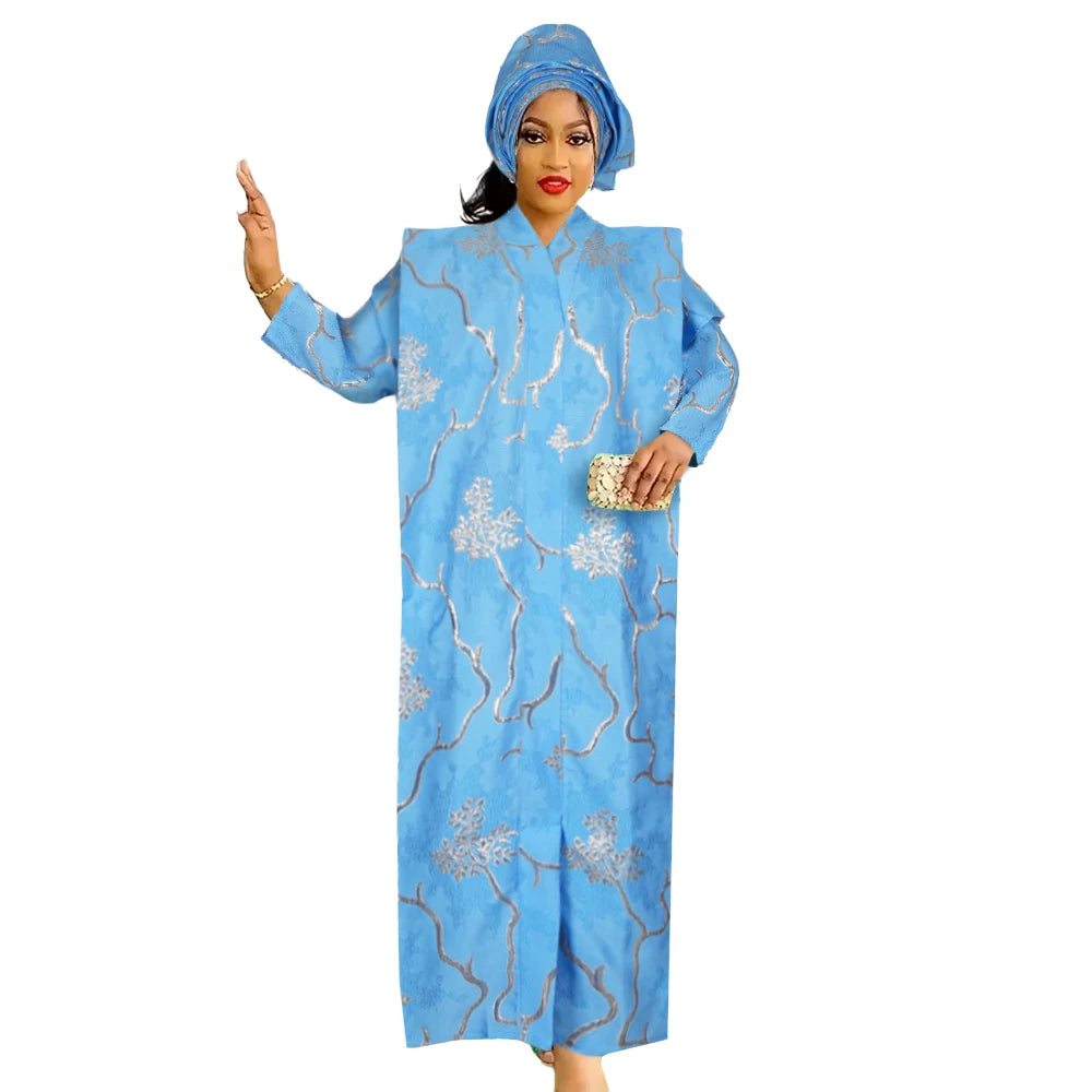 African Dresses for Women Traditional Africa Clothing Dashiki Ankara Outfits Gown Abayas Robe Muslim Kaftan Maxi Long Dress 2025