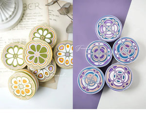 Round Square Acrylic Pull Through Soap Shapers Set, Mold Mould, Kaleidoscope Flower Plates for Rendering Soap Making Supplies Ki