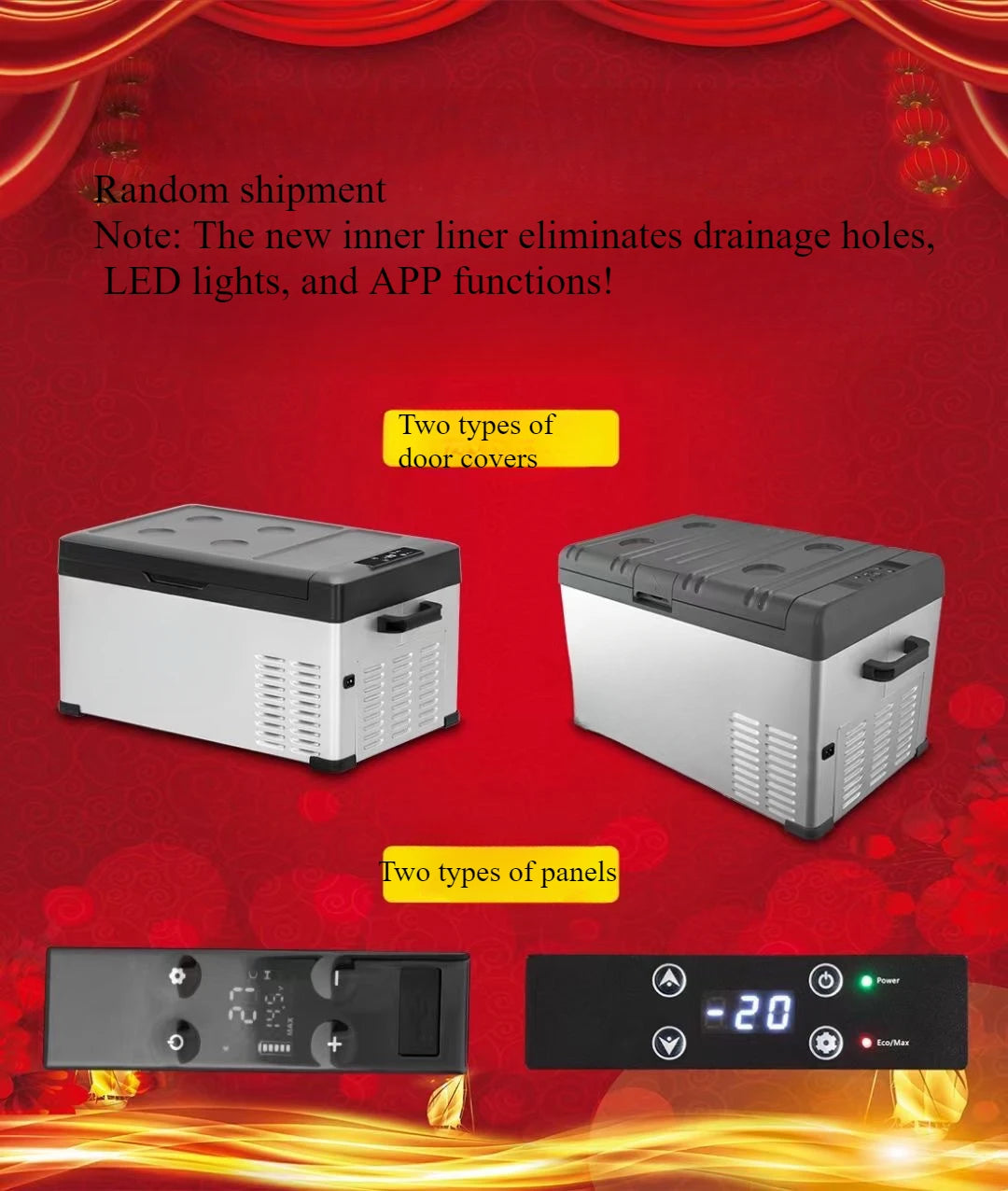 12V/24V/220V 15L Mini Fridge Compressor Refrigeration  Car RefrigeratoSPECIFICATIONSBrand Name: NoEnName_NullHign-concerned Chemical: NoneItem Type: RefrigeratorsOrigin: Mainland Chinaapplications: generalcustomized processing: yesexteMini Fridge Compressor
