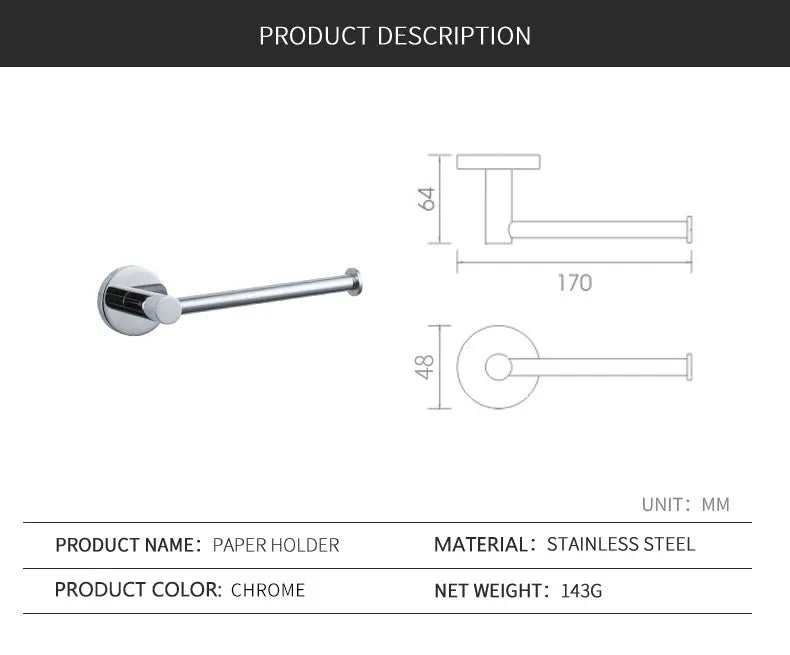 Mirror Chrome Bathroom Hardware 304 Stainless Steel Towel Rack Toilet Paper Holder Soap Holder Towel Bar Toilet Accessories