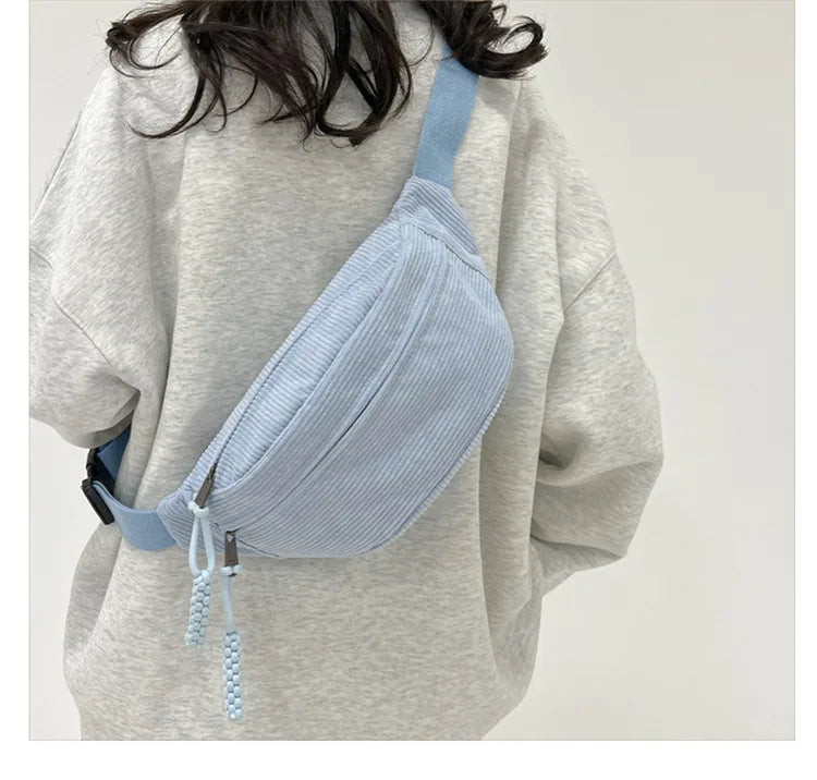Large Waist Bags 2024 Belly Bag Woman Shoulder Crossbody Chest Bag Hip Sack Girl Fanny Packs for Women Belt Bum Pouch Banana