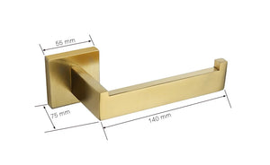 Stainless Steel Brushed Gold Towel Bar Rack Toilet Paper Holder Toilet Brush Robe Hook Soap Dish Bathroom Accessories Hardware