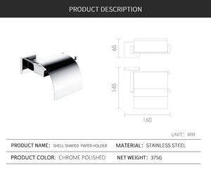 Bathroom Hardware Set SUS Stainless Steel Mirror Nickel Towel Rack Toilet Paper Holder Soap Holder Towel Bar Toilet Accessories