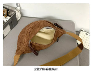 Large Waist Bags 2024 Belly Bag Woman Shoulder Crossbody Chest Bag Hip Sack Girl Fanny Packs for Women Belt Bum Pouch Banana
