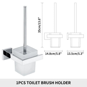 Bathroom Hardware Set SUS Stainless Steel Mirror Nickel Towel Rack Toilet Paper Holder Soap Holder Towel Bar Toilet Accessories