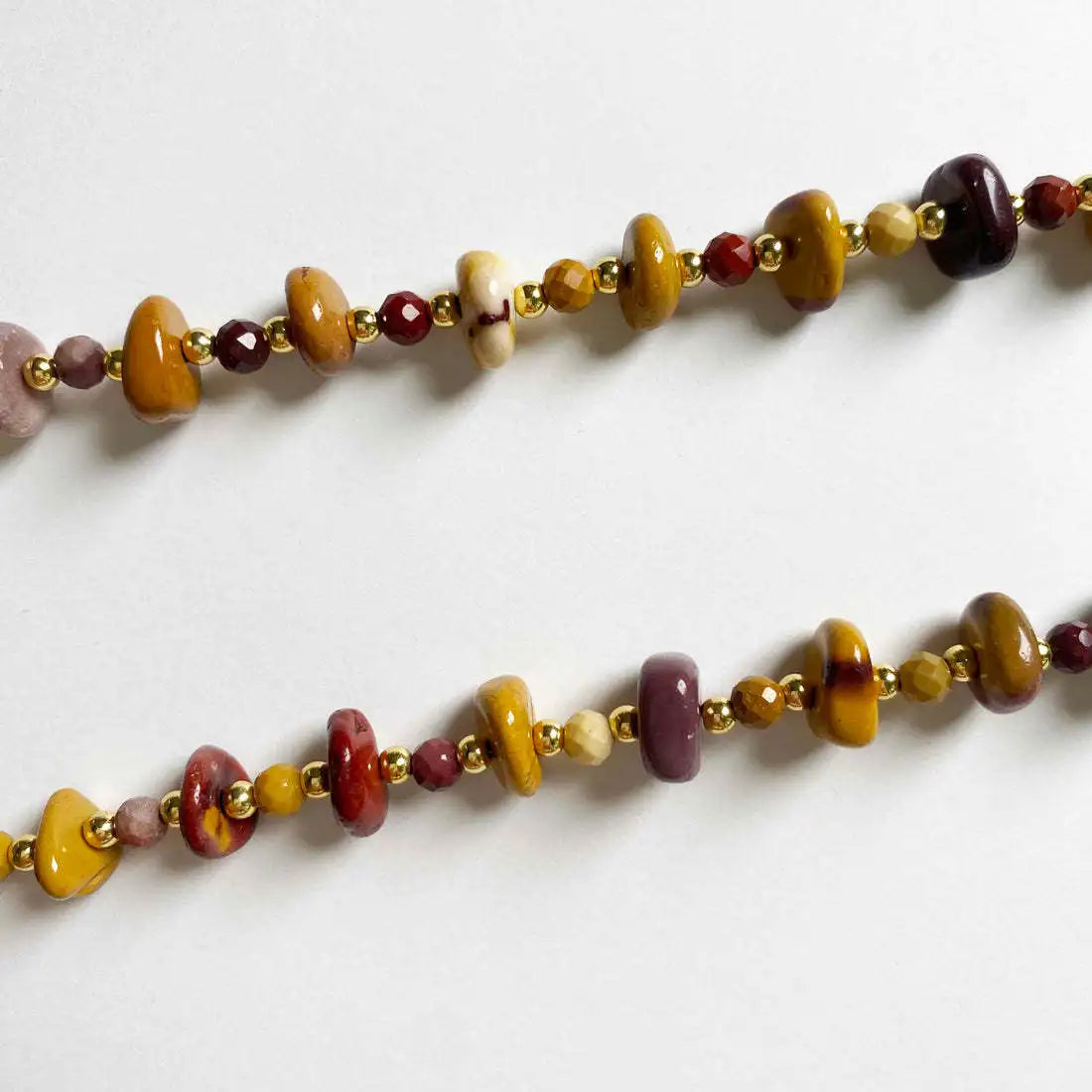 Necklace women Creative Versatile Natural Stone Mix and Match Handmade High Quality Stainless Steel Chain Jewelry