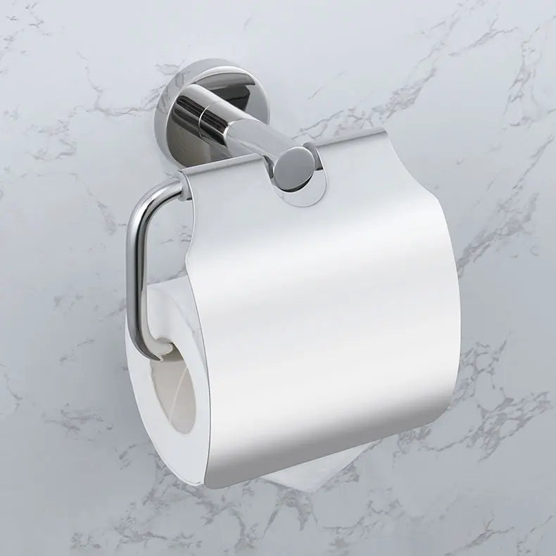 Mirror Chrome Bathroom Hardware 304 Stainless Steel Towel Rack Toilet Paper Holder Soap Holder Towel Bar Toilet Accessories