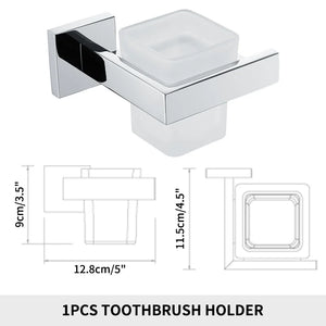 Bathroom Hardware Set SUS Stainless Steel Mirror Nickel Towel Rack Toilet Paper Holder Soap Holder Towel Bar Toilet Accessories