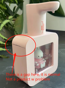 MIPOW&Miffy Automatic Hand Soap Dispenser Wall Mounted and Countertop Dual Purpose Sensor Foam Soap Dispenser Smart Infrared Con