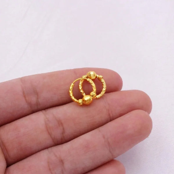 Earrings Gold Plated Small Round Earings Fashion Jewelry for Woman Gifts Hoops Pircing Gold Earrings Piercings Accesories