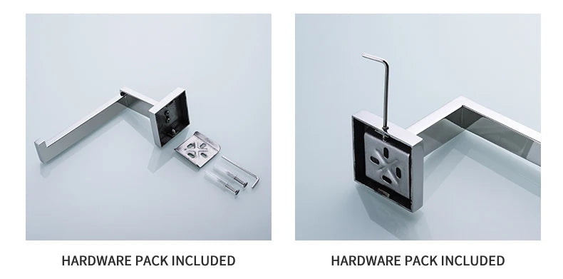 Bathroom Hardware Set SUS Stainless Steel Mirror Nickel Towel Rack Toilet Paper Holder Soap Holder Towel Bar Toilet Accessories