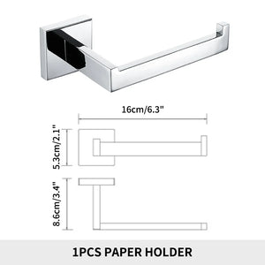 Bathroom Hardware Set SUS Stainless Steel Mirror Nickel Towel Rack Toilet Paper Holder Soap Holder Towel Bar Toilet Accessories