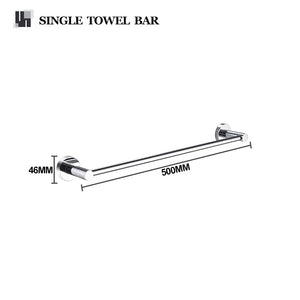 Bathroom Hardware 304 Stainless Steel Chrome Plated Towel Rack Toilet Paper Rack Soap Dish Rack Towel Bar Bathroom Accessories S