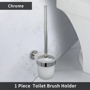 Mirror Chrome Bathroom Hardware 304 Stainless Steel Towel Rack Toilet Paper Holder Soap Holder Towel Bar Toilet Accessories