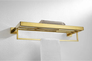 Stainless Steel Brushed Gold Towel Bar Rack Toilet Paper Holder Toilet Brush Robe Hook Soap Dish Bathroom Accessories Hardware