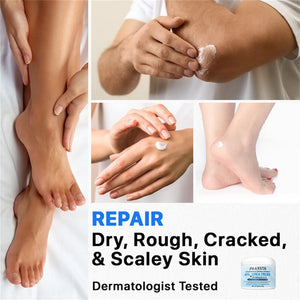 Hand CreamFoot CreamFor Dry Cracked Feet Hands, Heels, Elbows Intensive Moisturizes & Softens Skin Exfoliates Dead Skin