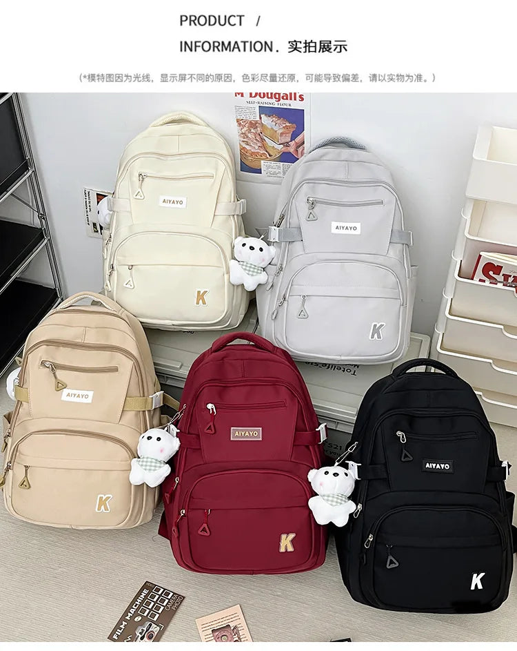 Women's Bag Backpacks Woman Bags Backpack Bagpacks Travel Female Back Pack Mens Ita Ladies 2024 Kawaii Multifinonal School Trend