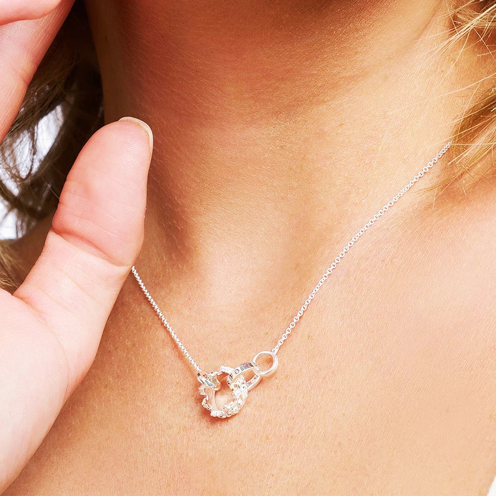 Necklace Queen Crown Link Chain Fine Jewelry Europe 925 Stering Silver Brand New Romantic Gift For Women