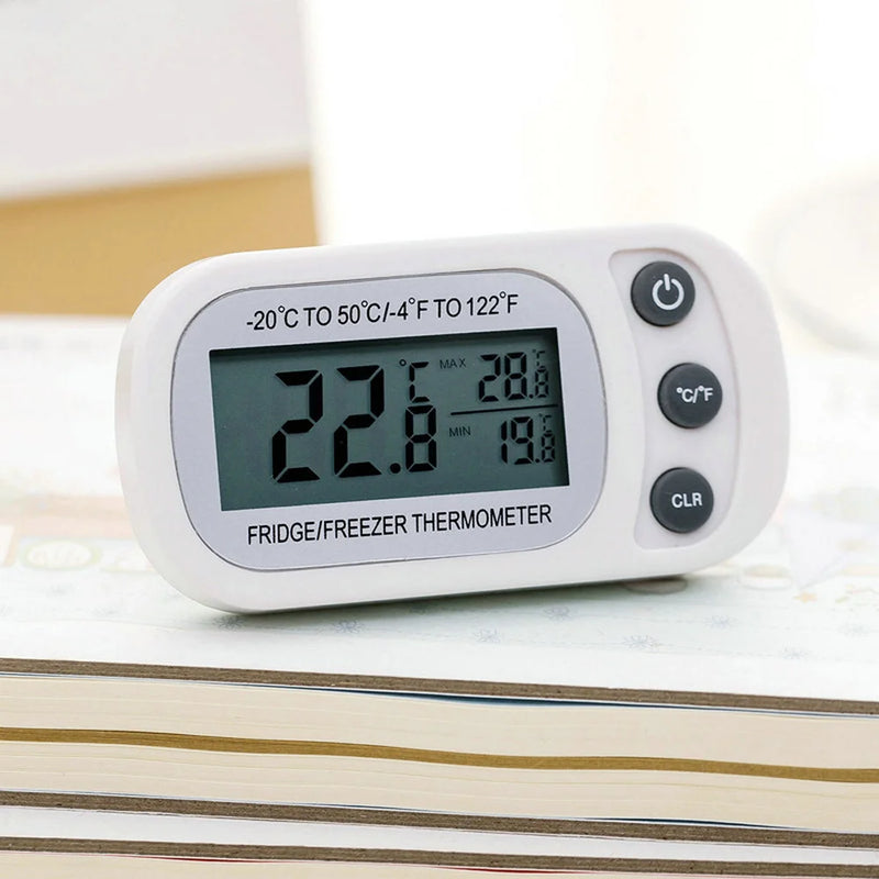 Refrigerator Fridge Thermometer Digital Freezer Room Thermometer WaterSPECIFICATIONSBrand Name: NoEnName_NullChoice: yesIs Smart Device: NoModel Number: Freezer ThermometerOrigin: Mainland ChinaProduct Type: THERMOMETERSThermometer TypRefrigerator Fridge Thermometer