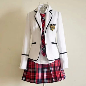 Children's School Uniform Clothing and Long Sleeved Chorus of Primary School Students Reading British Student School Uniforms